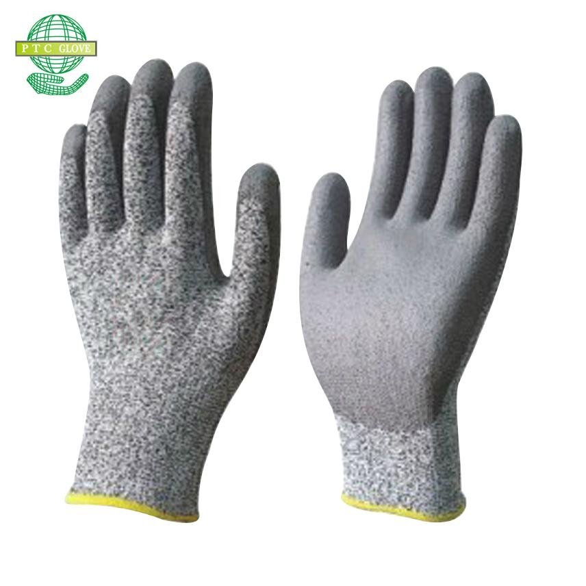 PU palm coated cut resistance glove level 3