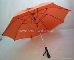 Straight Golf fan Umbrella