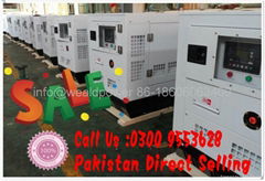 2013 April 12kw Silent Diesel Generator Stock in Pakistan