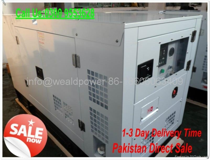 2013 April 12kw Silent Diesel Generator Stock in Pakistan 2