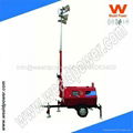 Mobile Tower Light Generator Sets Powered by Kubota or Lister Peter 1