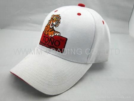 6 Panel Embroidery Cotton baseball cap promotional cap gift visor hat 2