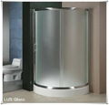 ultra clear shower room tempered glass 4