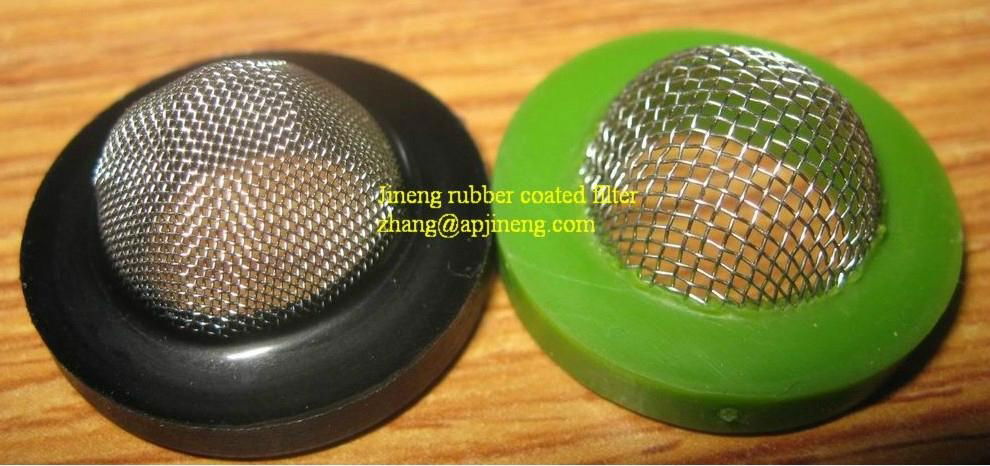 rubber coated mesh filter 2