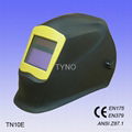 Auto darkening welding mask