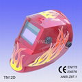 Auto darkening welding helmet