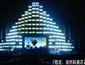 LED stage background display