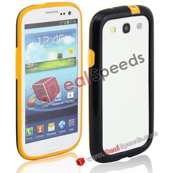 Durable TPU Material Bumper Case Cover for Samsung Galaxy S3 i9300
