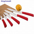 Red color handle zirconia ceramic chef knife 1