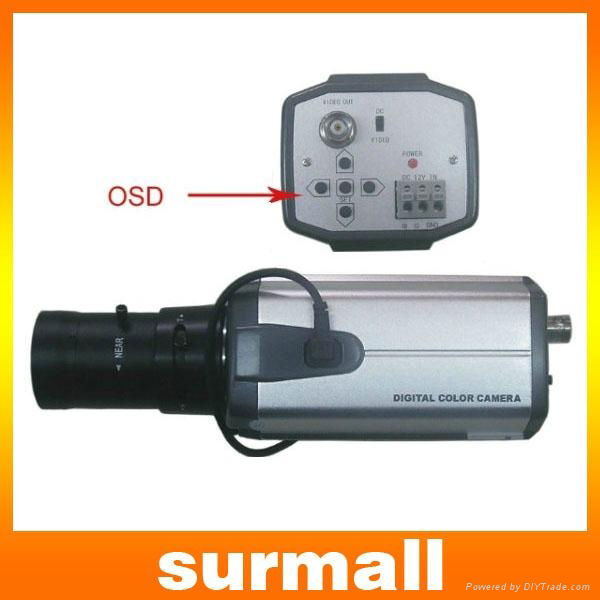 700TVL High Definition 1/3" Sony CCD Box Camera with OSD Control