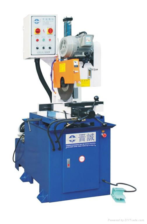 Semi automatic hydralic  pipe cutting machine