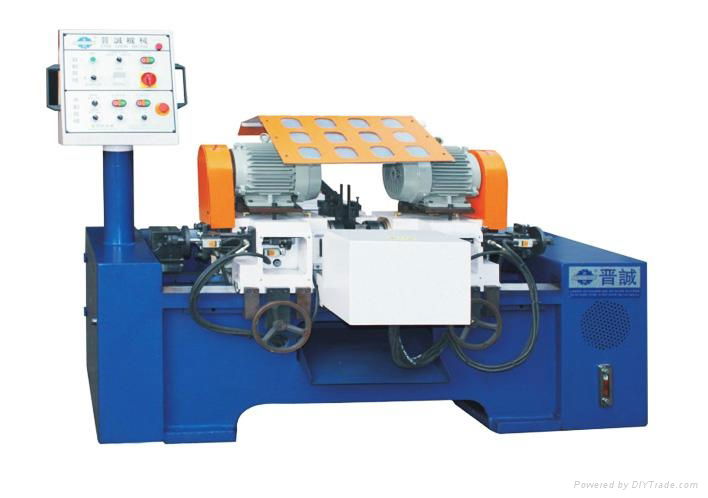 Fully automatic double-head tube chamfering machine 