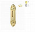 gold plated sliding door locks