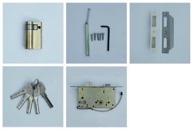China smart intelligent electronic door card lock 3