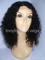 14 Inch fashion Curly Lace Front Wig 
