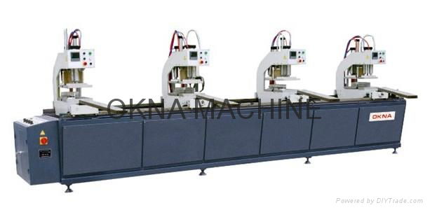 PVC win-door 4 head seamless welding machine