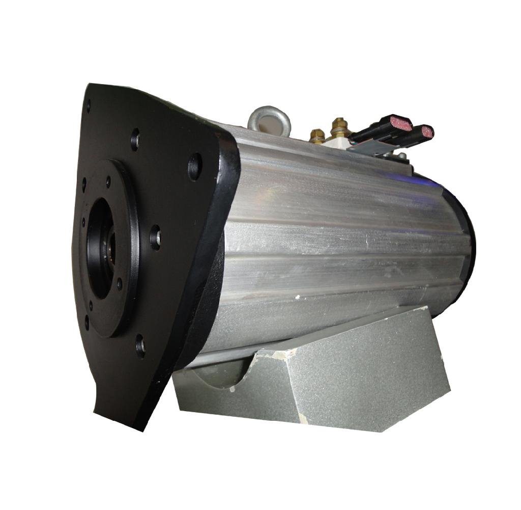 AC motor in electric vehicle such as golf carts