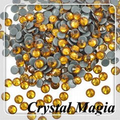 dark amber strass for shoes decoration