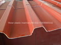 PVC/PC wave tile production line 2