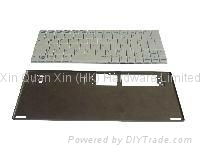 Metal stamped stainless steel keyboard cover 