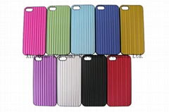 Colorful aluminum stamped case for Iphone 5, oxidation and brushing treatment