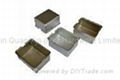 Alulminum tray with polishing treatment with regular shape