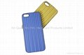 Colorful aluminum stamped case for Iphone 5, oxidation and brushing treatment 3