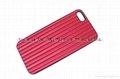 Colorful aluminum stamped case for Iphone 5, oxidation and brushing treatment 4