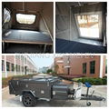  backward folding camping trailer with 8cm sponge mattress and sitting pad 1