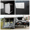 Off road camping trailer with 220V Australia socket and 12V cigarette lighter 1