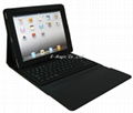  Wireless Bluetooth Keyboard Leather Case For new iPad 1