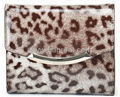 animal texture leather wallet hot sell 