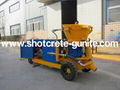 concrete gunite/Diesel Dry-mix Shotcrete Machine 1