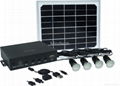 8W led solar home light with mobile