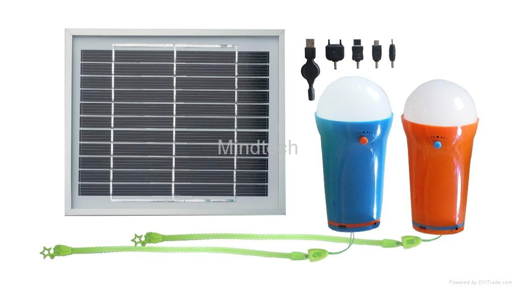 portable solar lantern home light with charger tips 3