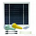 2pcs per set New design portable solar lighting system with remote controller