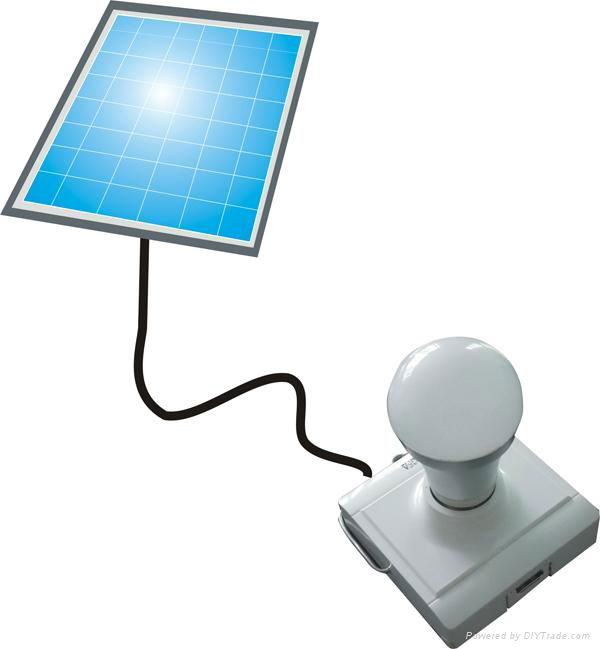Solar lamp with phone charger tips 2