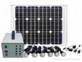 6pcs led solar lighting system with phone charger tips 1
