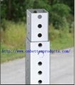 Perforated Square Sign Post 3