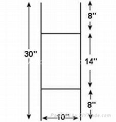 10"x30" Economy Stake