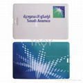 Credit Card USB Drive with Both Sides 3-D/True Color Imprint 2