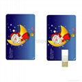 Credit Card USB Drive with Both Sides 3-D/True Color Imprint 3