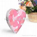 acrylic heart shape photo frame 3