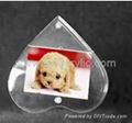 acrylic heart shape photo frame 2