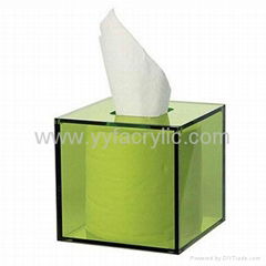 acrylic tissue box