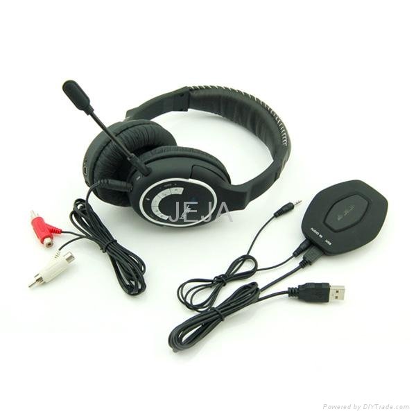 2.4G wireless headphone for PS3/XBOX360/PC/TV 3