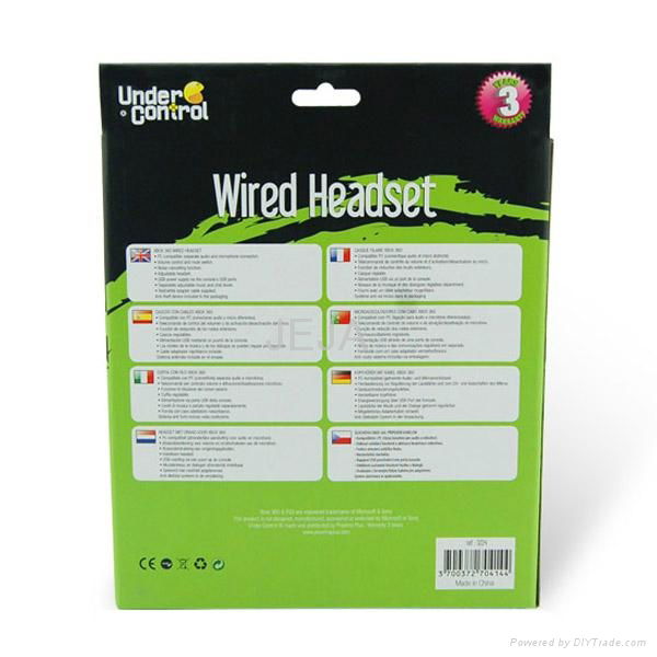 Wired Headset for XBOX360/PC/PS 5