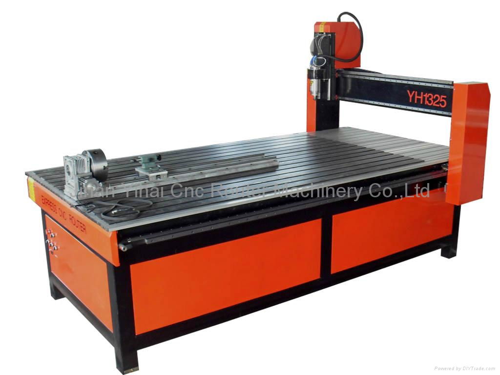 Wood engraving machine with rotary device YH-1325