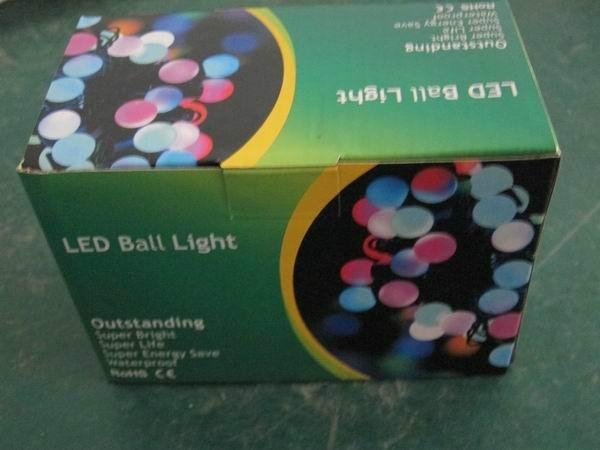 Waterproof LED Ball String , the color is optional                    4