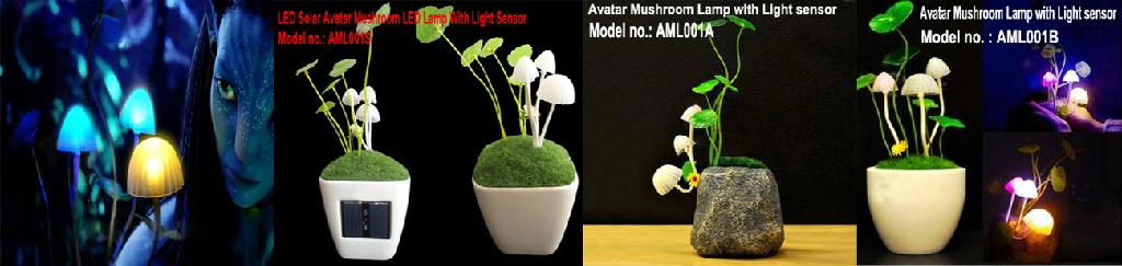 Avatar Mushroom LED Lamp With Light Sensor , for bedroom         